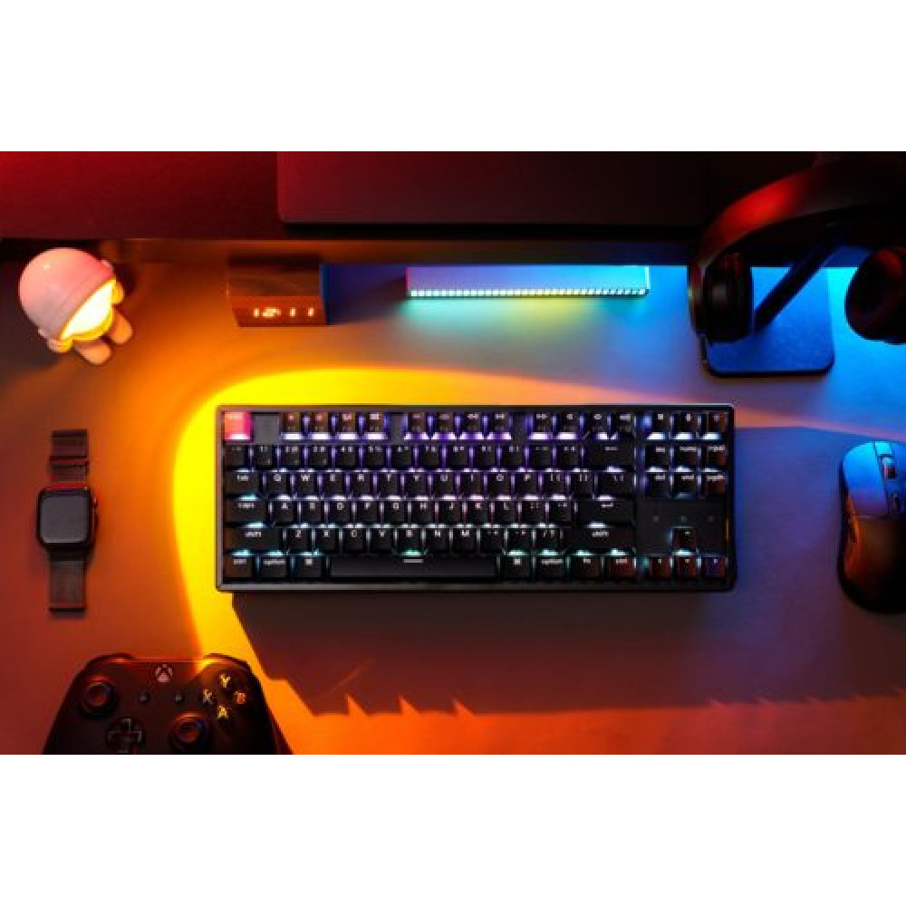Keychron K8 V2 (K8X-J4) QMK Wireless Mechanical Keyboard Banana Switch HotSwap RGB 80% US Lay Alumin