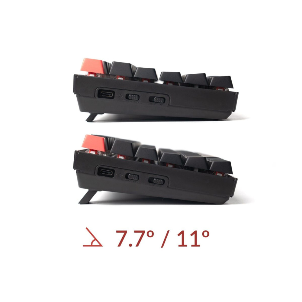 Keychron K8 V2 (K8X-J3) QMK Wireless Mechanical Keyboard Brown Switch HotSwap RGB 80% US Lay Alum
