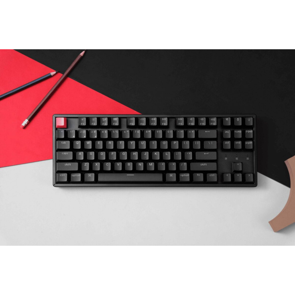 Keychron K8 V2 (K8X-J1) QMK Wireless Mechanical Keyboard Red Switch HotSwap RGB 80% US Lay Aluminum