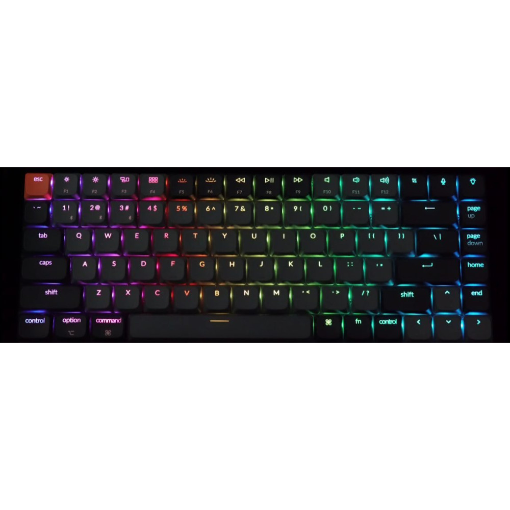 Keychron K3 V3 (K3X-B1) QMK Wireless Mechanical Keyboard Red Switch RGB 75% US Layout