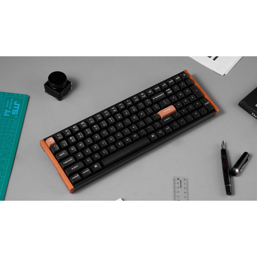 Keychron K4 HE (K4H-F1) Special Wood Edition Wireless Magnetic Hall Effect RGB Keyboard 96% US