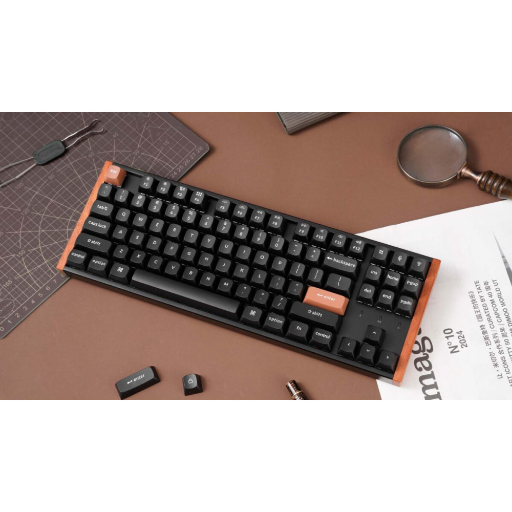 Keychron K8 HE (K8H-F1) Special Wood Edition Wireless Magnetic Hall Effect RGB Keyboard 80% US