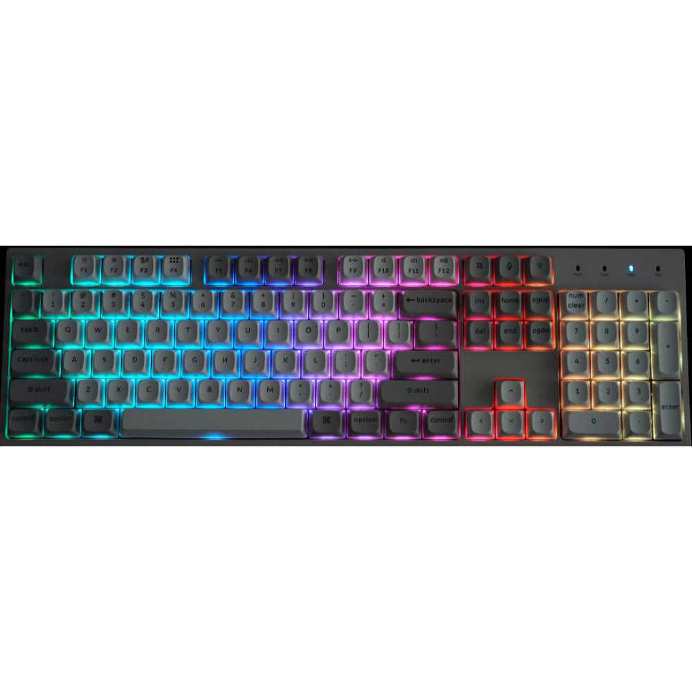 Keychron C2 Pro (C2PX-M3) QMK/VIA Mechanical Brown Switch -8K Polling Rate HotSwap 100% US Retro RGB