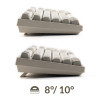 Keychron C2 Pro (C2PX-M3) QMK/VIA Mechanical Brown Switch -8K Polling Rate HotSwap 100% US Retro RGB