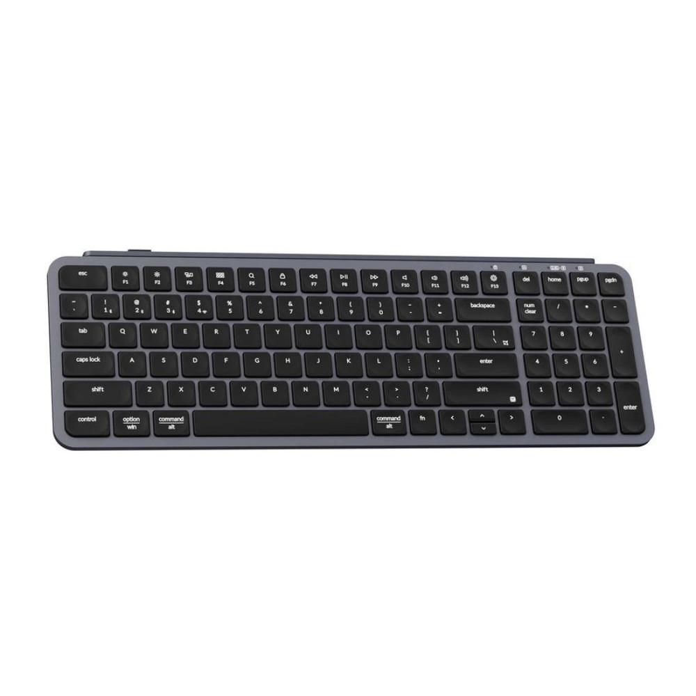 Keychron B2 Pro (B2P-K1) Ultraslim Mini Wireless BT Keyboard ZMK Online customize Space Grey 96% US