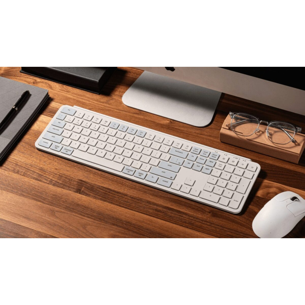 Keychron B6 Pro (B6P-K11) Ultraslim Wireless Keyboard ZMK Online customization - Retro Blue 100% US