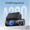 70mai A200-1 Front & Rear Dash Cam w. Screen, Set with RC11 Rearview Camera, 1080P 60FPS 130FOV 500m