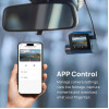 70mai A200-1 Front & Rear Dash Cam w. Screen, Set with RC11 Rearview Camera, 1080P 60FPS 130FOV 500m