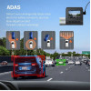 70mai Dash Cam Pro Plus+ A500S w. Screen, 1944P 140FOV 500mAh Car Camera
