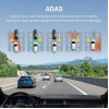 70mai A800S-1 Front & Rear Dash Cam 4k w. screen set w. RC06 Rearview Cam - 2160p 140FOV 500mAh Car