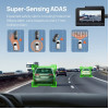 70mai A810 Dash Cam 4K w. Screen - 2160p 60FPS 150FOV GPS 500mAh Car Camera