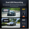 70mai Dash Cam 4K Omni 360° + Reaview Full View with Dual Sony STARVIS 2, AI 2.0 & 4G LTE (X800-2)