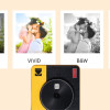 Kodak Mini Shot 3 Retro -Instant Camera & Photo Printer (7.6 x 7.6 cm) iOS & Android BT + 8 Sheets
