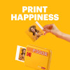 Kodak Mini 3 Retro 4PASS Smartphone Photo Printer Portable (7.6 x 7.6 cm) + 8 Sheets, Yellow