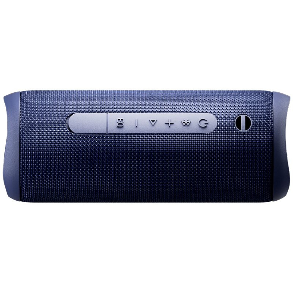 QCY SP7 Blue -  Portable Bluetooth Speaker w Stereo Sound 40W, Mic for Calls, RGB Light Show