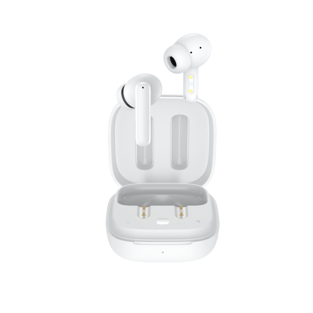 QCY T13 ANC White - TWS 10mm Dynamic Driver, 4-mic 28dB ANC, Bluetooth 5.3, 7hr-30hr, 75ms latency