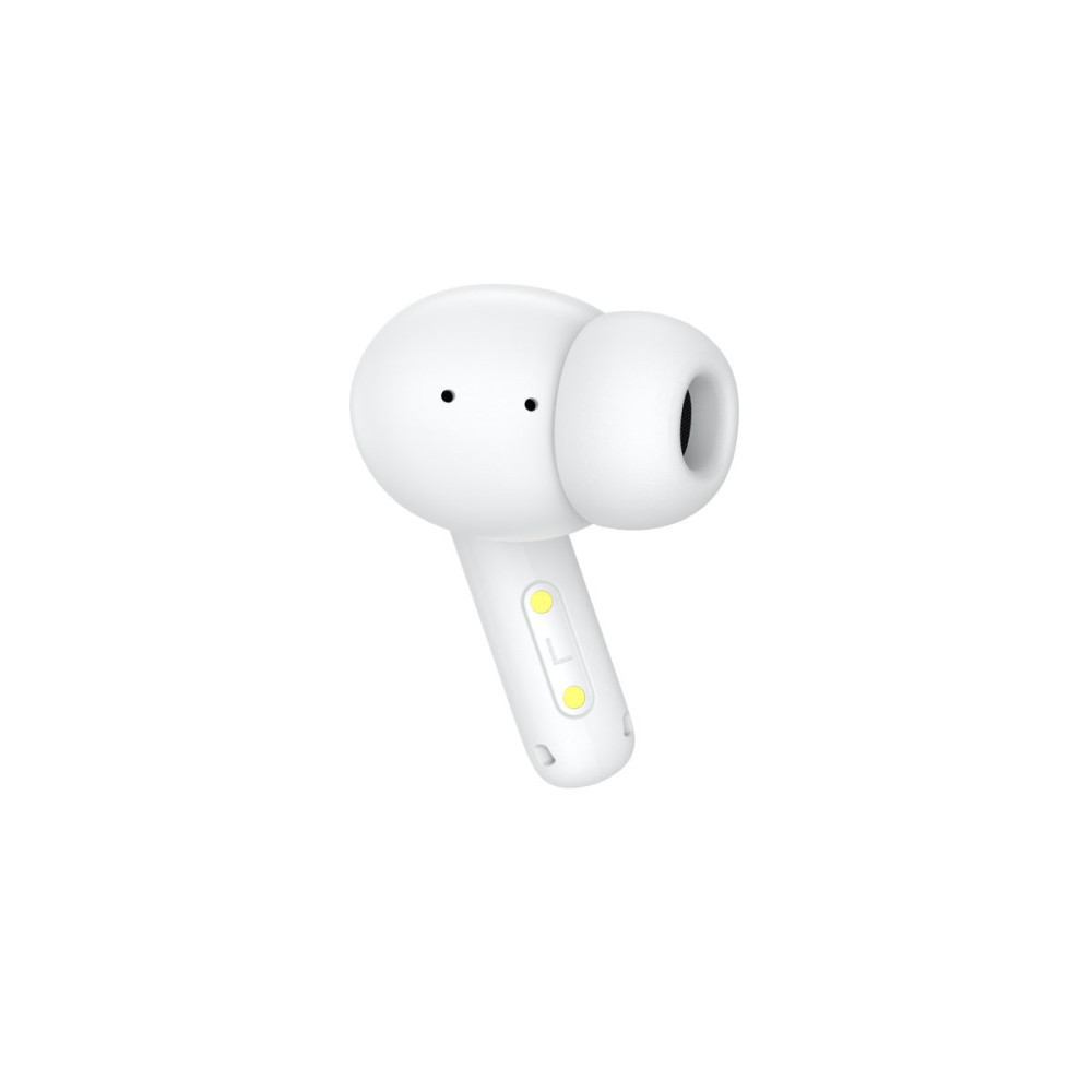 QCY T13 ANC White - TWS 10mm Dynamic Driver, 4-mic 28dB ANC, Bluetooth 5.3, 7hr-30hr, 75ms latency