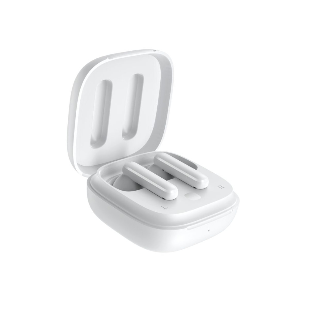 QCY T13 ANC White - TWS 10mm Dynamic Driver, 4-mic 28dB ANC, Bluetooth 5.3, 7hr-30hr, 75ms latency
