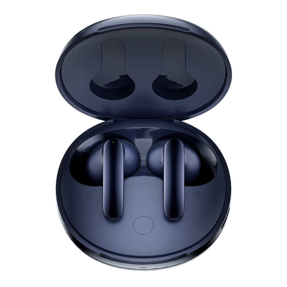 QCY T13 ANC 2 Blue - TWS 28dB active noise canceling 10mm drivers, BT 5.3 30 hours True Wireless