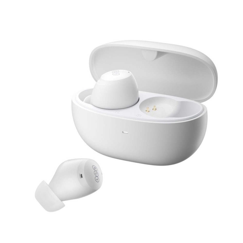 QCY HT07 ArcBuds TWS White - ANC Music Earbuds, 40dB 6 microphone ANC & PNC, 32h battery