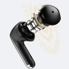 QCY AilyBuds Pro Semi-Ear ANC TWS Black 6 mic & A.I. Noise Cancel. LDAC Audio Ultra HD Multi-point