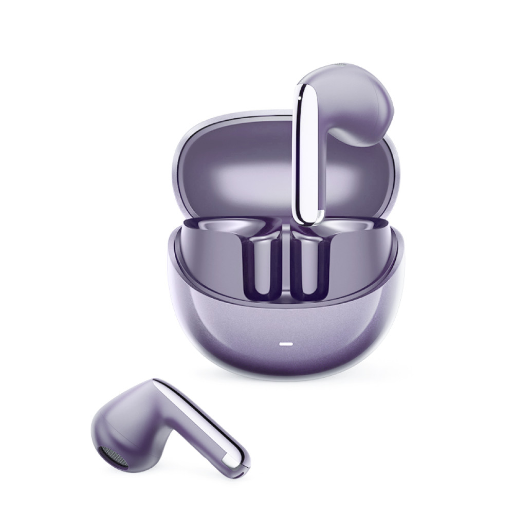 QCY AilyBuds Pro Semi-Ear ANC TWS Purple 6 mic & A.I. Noise Cancel. LDAC Audio Ultra HD Multi-point