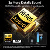 QCY AilyBuds E10 Black Hires Audio LDAC Semi-Ear TWS 4mics ENC 13mm dynamic driver IPX4 35h