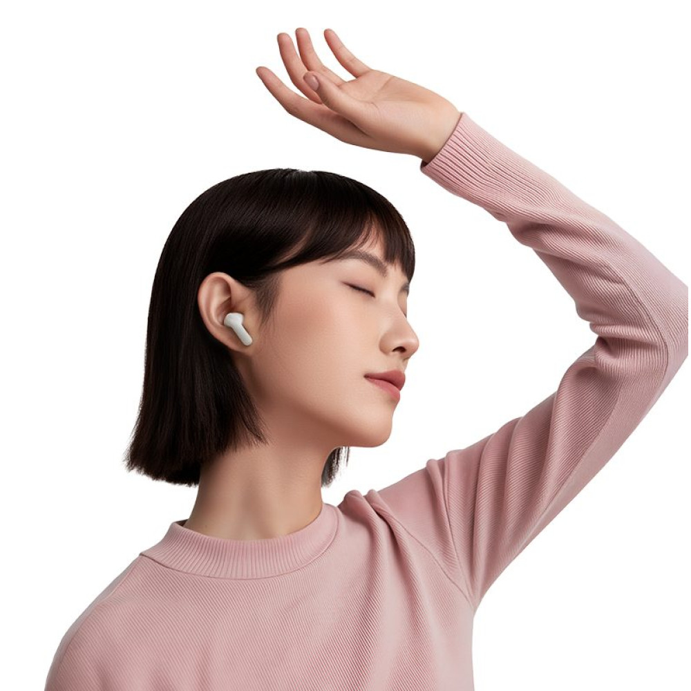 QCY Buds Misty Blue - Noise Reduction Clear Calls TWS Earbuds 35h, 10mm dynamic drivers