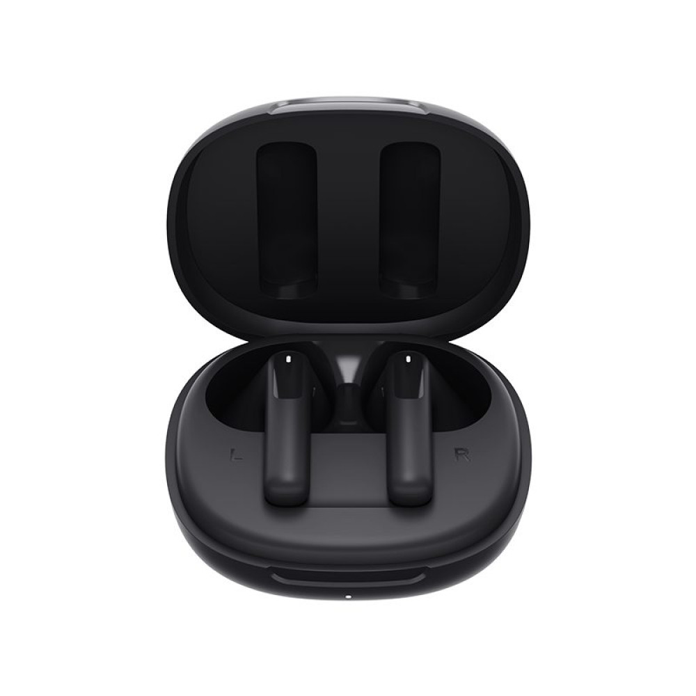 QCY AilyBuds E20 Black- Hybrid ANC Semi-Ear TWS earbuds 6mics 13mm dynamic driver IPX4 BT5.4 35h