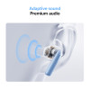 QCY AilyBuds E20 Clear Blue- Hybrid ANC Semi-Ear TWS earbuds 6mics 13mm driver IPX4 BT5.4 35h