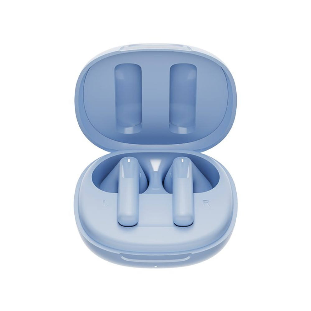 QCY AilyBuds E20 Clear Blue- Hybrid ANC Semi-Ear TWS earbuds 6mics 13mm driver IPX4 BT5.4 35h