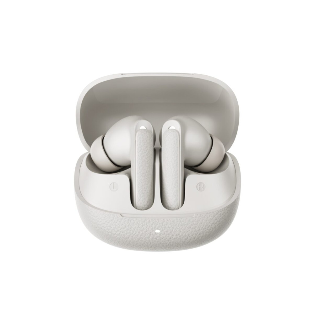 QCY Buds ANC Cream Grey (HT15) - 45db ANC TWS Earbuds 35h 5 mic ENC, ear-canal adaptive tech,