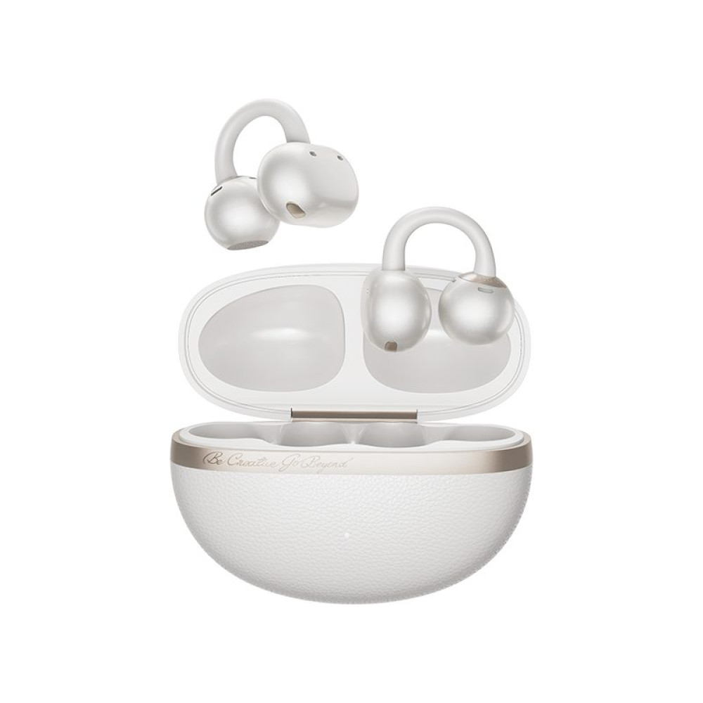 QCY Crossky C50 White (CT06) Open Ear Earclip, BT 6.0, IPX5 waterproof, 35h