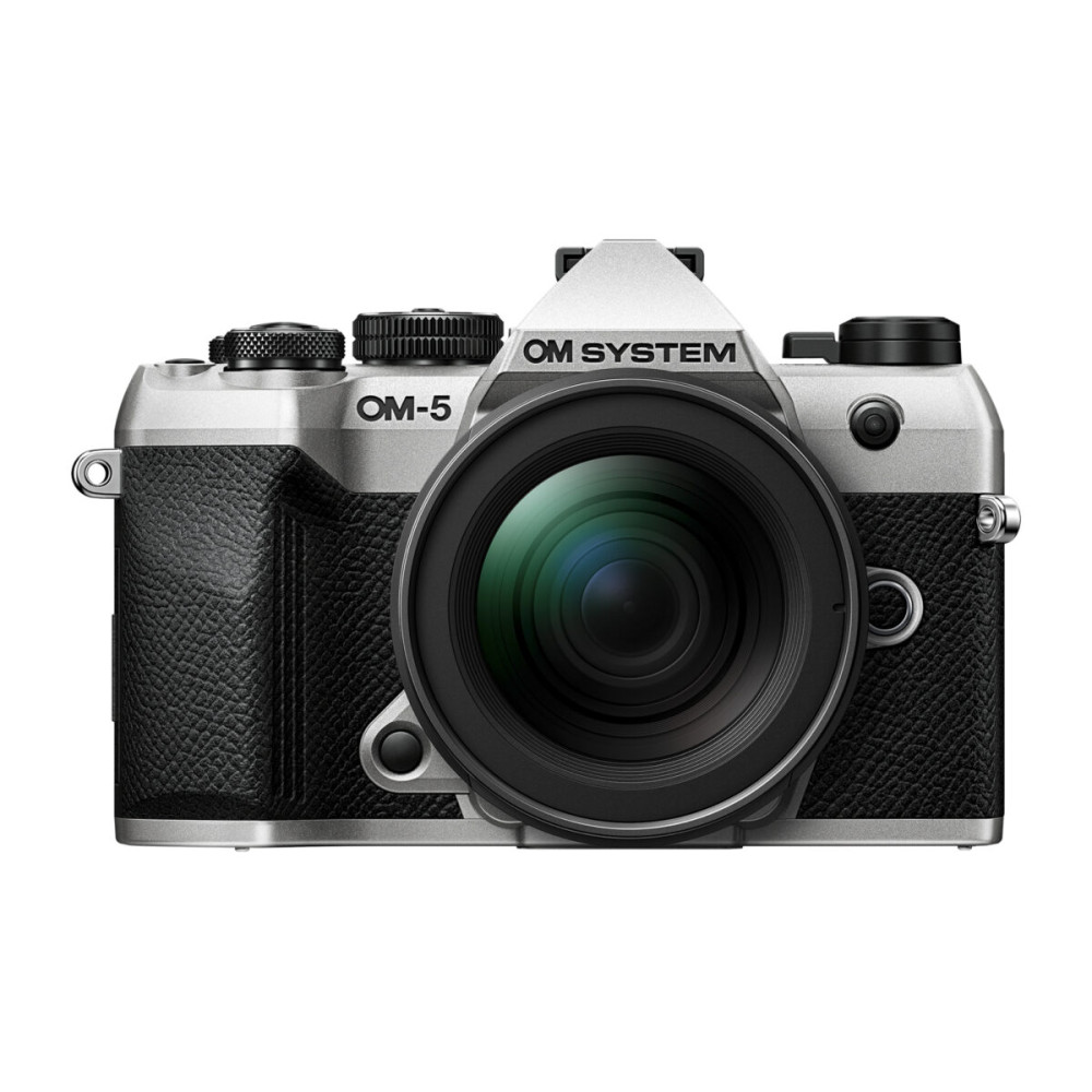 Olympus OM-5 II 1245 Kit silver, OM-5 II body silver, M.Zuiko Digital 12-45mm F4 PRO lens Black
