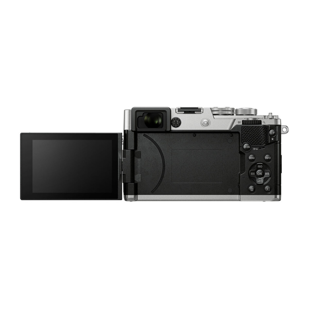 Olympus OM-System PEN Body silver, M. Zuiko Digital 14-42mm F3.5-5.6 III black, Body cap, BLS-7 Li-i