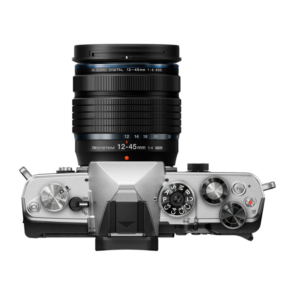 Olympus OM-System OM-3 kit silver, M.Zuiko Digital ED 12-45mm F4.0 PRO incl. Lens hood & Wrapping c