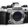 Olympus OM-5 II body silver, BLS-50 Battery, Eyecup, USB Connection Cable, Shoulder Strap