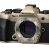 Olympus OM-5 II body sand beige, BLS-50 Battery, Eyecup, USB Connection Cable, Shoulder Strap