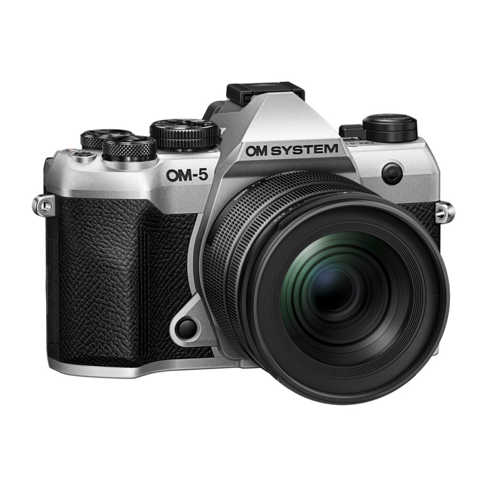 Olympus OM-5 II 1245 Kit silver, OM-5 II body silver, M.Zuiko Digital 12-45mm F4 PRO lens Black