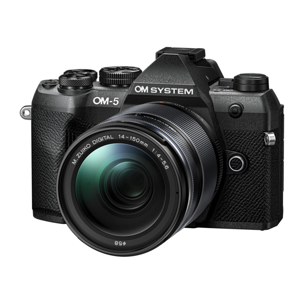 Olympus OM-5 II 1415-2 Kit black, OM-5 II body black, M.Zuiko Digital 14-150mm F4-5.6 II lens black