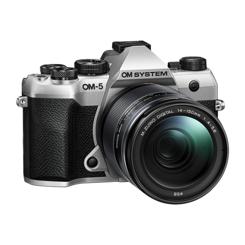 Olympus OM-5 II 1415-2 Kit silver, OM-5 II body silver M.Zuiko Digital 14-150mm F4-5.6 II lens black