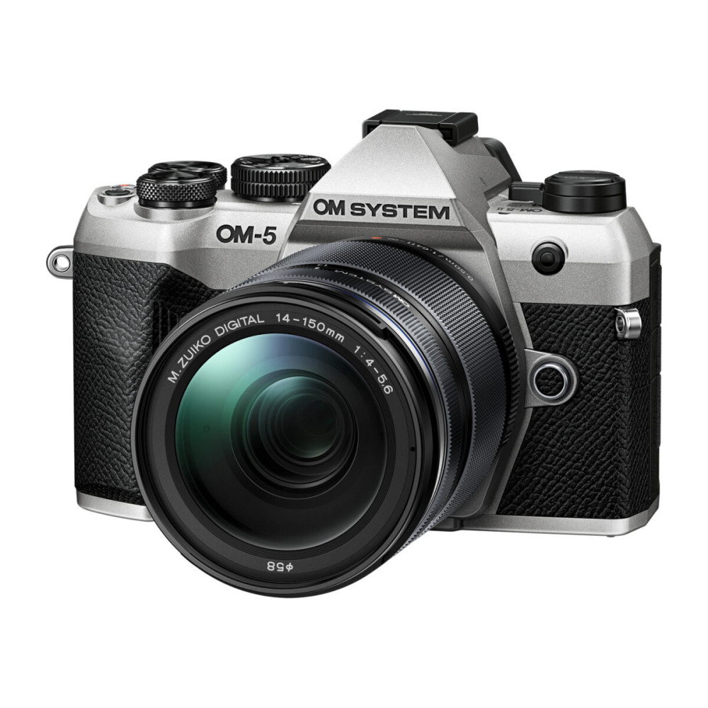 Olympus OM-5 II 1415-2 Kit silver, OM-5 II body silver M.Zuiko Digital 14-150mm F4-5.6 II lens black