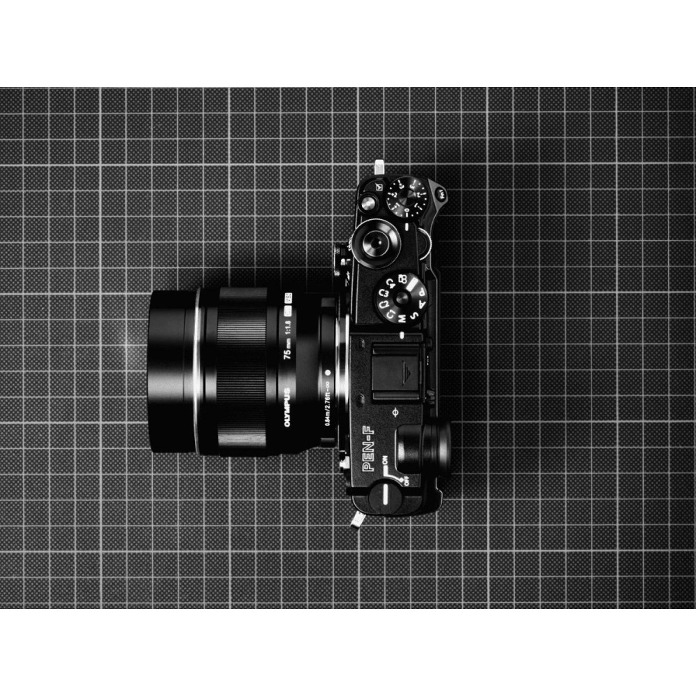 Olympus 75mm 1:1.8 BLACK M.ZUIKO DIGITAL (ET-M7518) Lense Micro FT