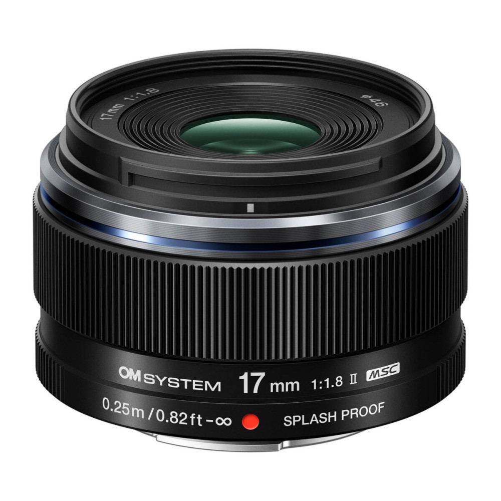 Olympus 17mm 1:1.8 II BLACK M.ZUIKO DIGITAL (EW-M1718) Lense Micro FT
