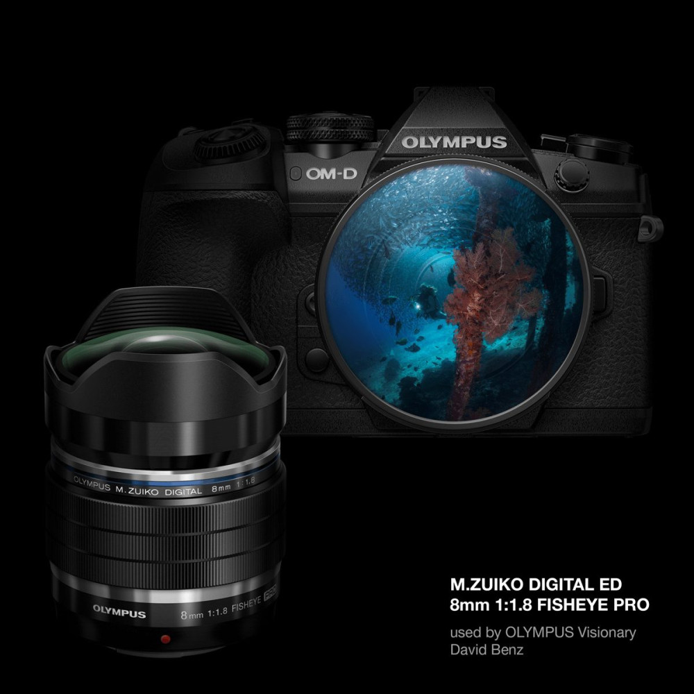OLUMPUS M.ZUIKO DIGITAL ED 8mm 1.1.8 FISHEYE PRO