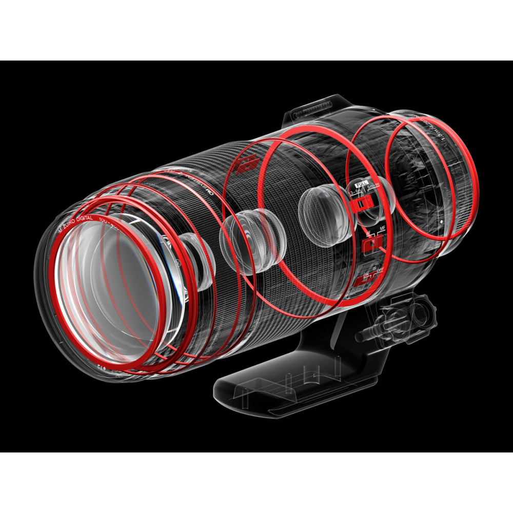 Olympus M.Zuiko Digital ED 100-400mm Lens F5.0-6.3 IS II / EZ-M1040 black