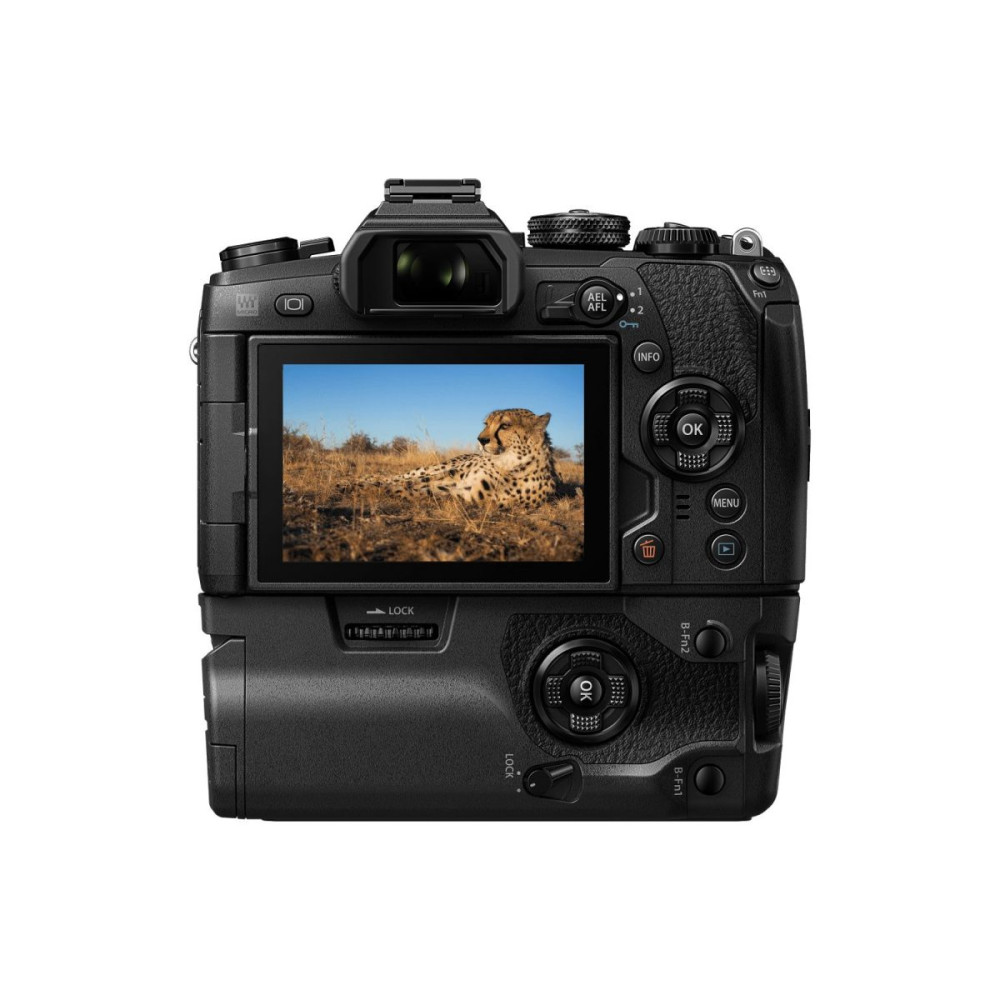 Olympus HLD-9 Power Battery Holder for E-M1 Mark II (for one BLH-1) / HLD-9 Power Battery Holder