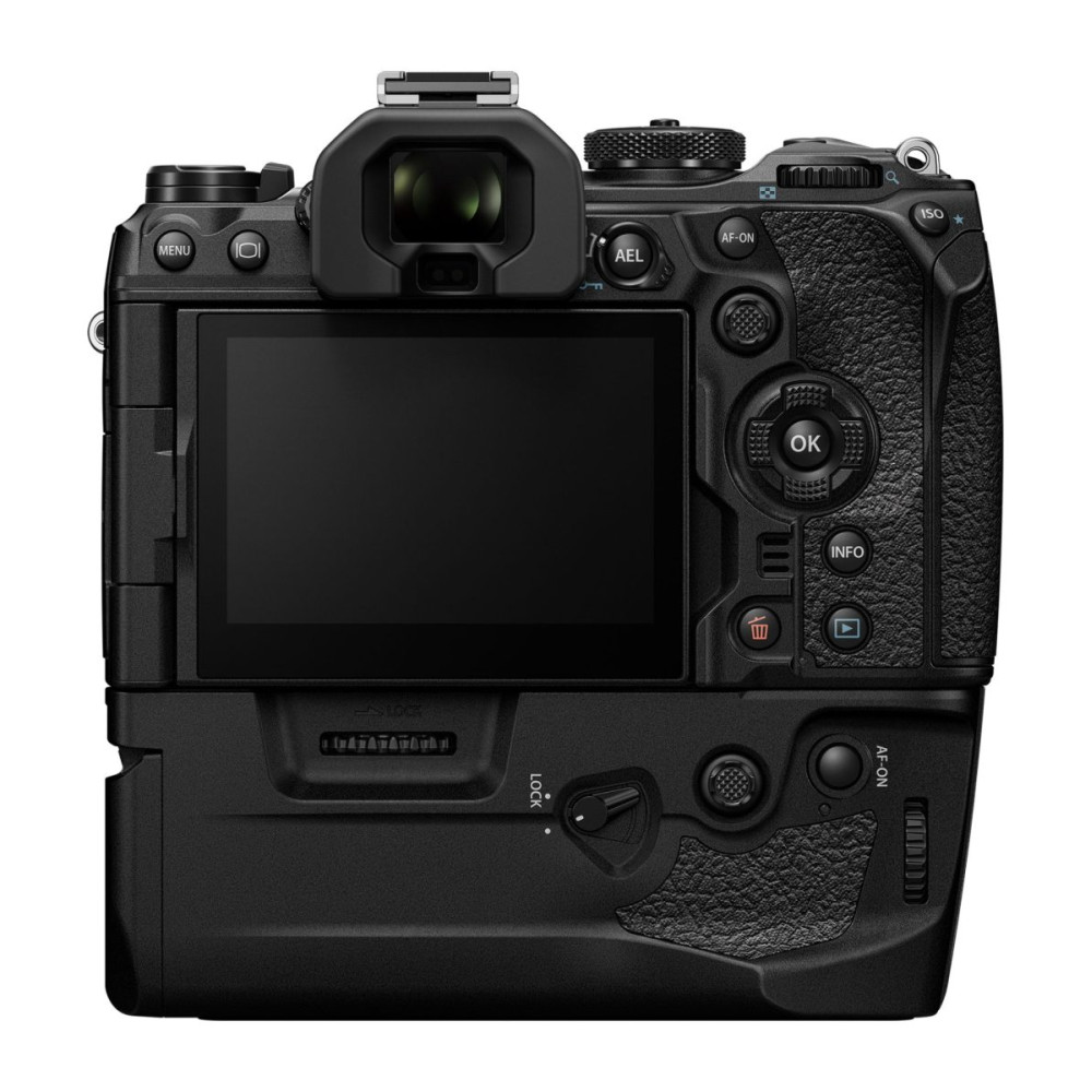 Olympus HLD-10 Power Battery Holder Grip for OM-1 (BLX-1 battery).