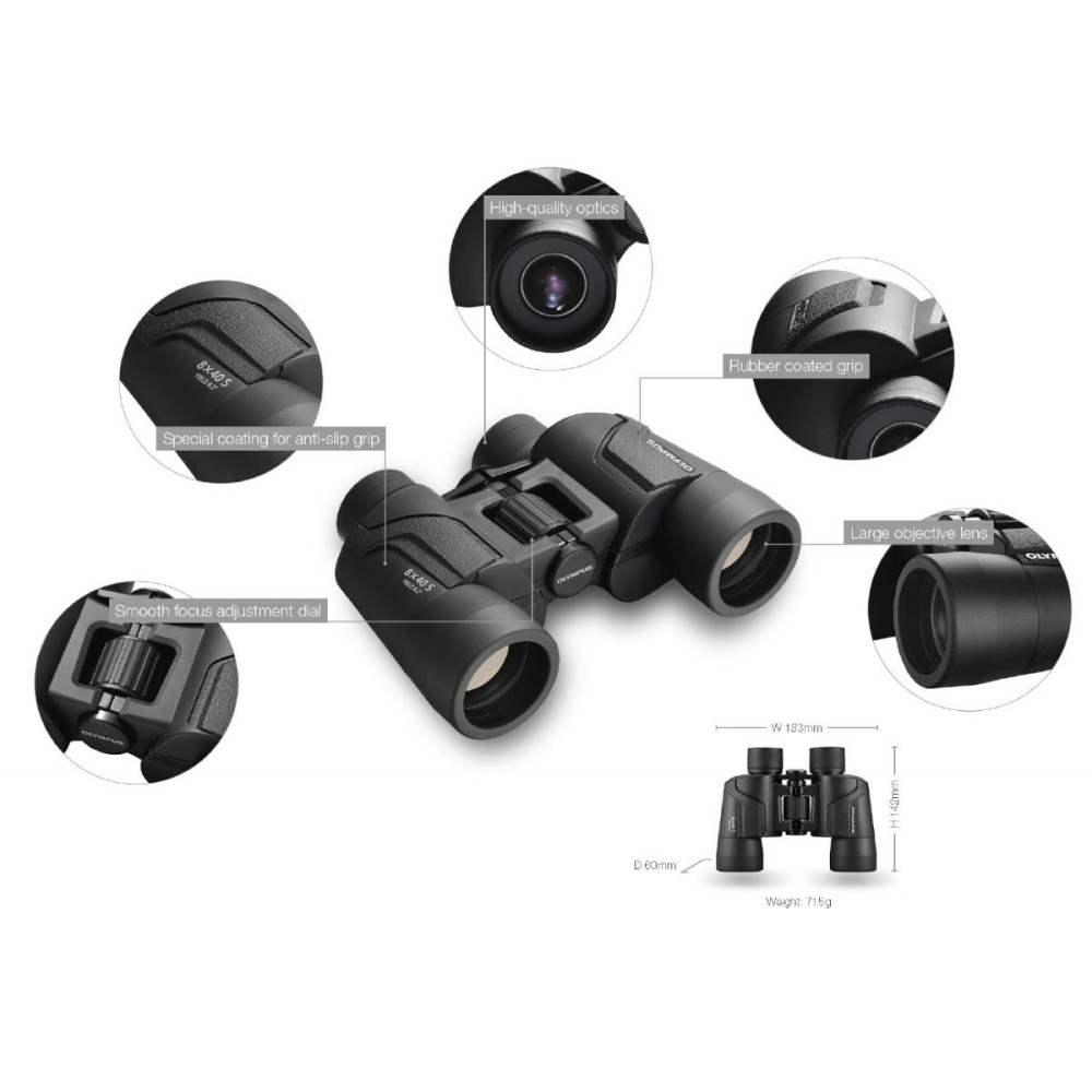 Olympus Binoculars 8x40 S incl. Case & Strap