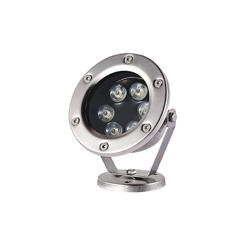LED ΦΩΤΙΣΤΙΚΟ 12V AC/DC 6W SS304 IP68 400LM 3000K 60° Ra80 30.000HRS
